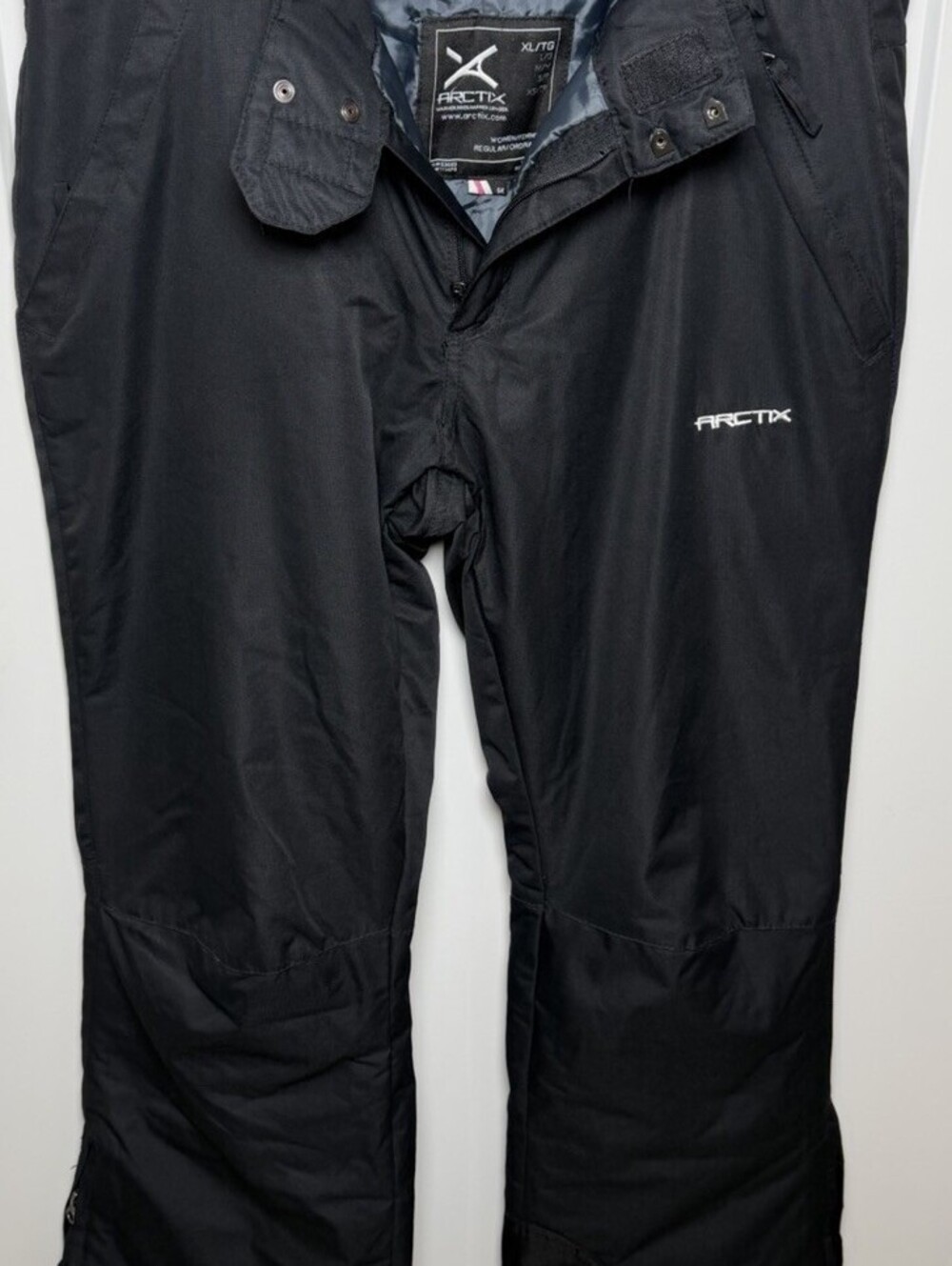 Arctix Womens XL Black Insulated Snow Pants Ski Snowboard Winter Waterproof